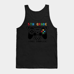 5th Grade Level Complete Gamer Class Of 2024 Graduation Tank Top